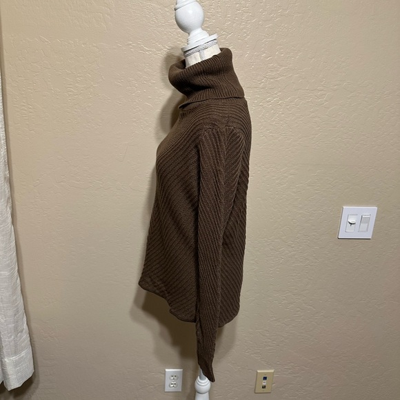 New York & Company Brown Turtleneck Sweater - Picture 4 of 15